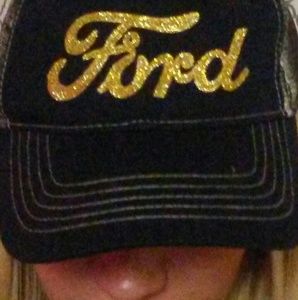 Glitter Camo Ford Hat
